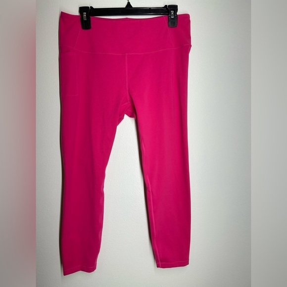 tasc Sculptive 7/8 Pocket Legging Pink Size XL EUC - Picture 1 of 16